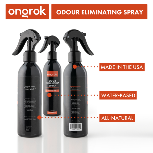 ONGROK Odor Eliminating Spray – Pack of 9