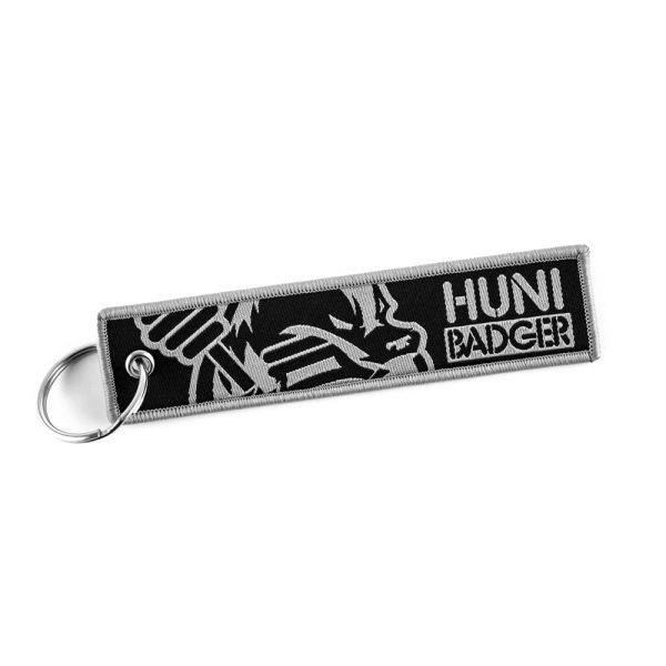 Huni Badger- Flight Tag Grayscale