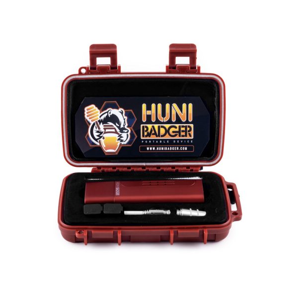 Huni Badger Crimson Red Portable Dab Rig