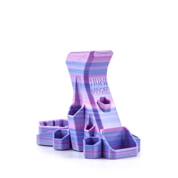 Kayd Mayd Huni Badger desktop rig stand Electric Purple