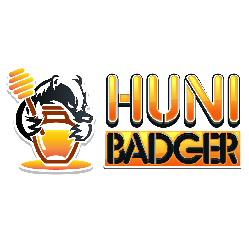 Huni Badger Logo Text