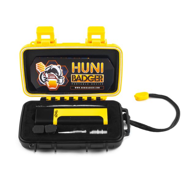 Yellow Huni Labs Huni Badger Portable Dab Rig