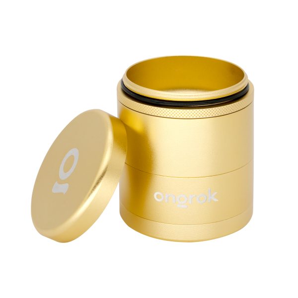 ONGROK 5 Piece Flower Petal Toothless Grinder w/ Storage