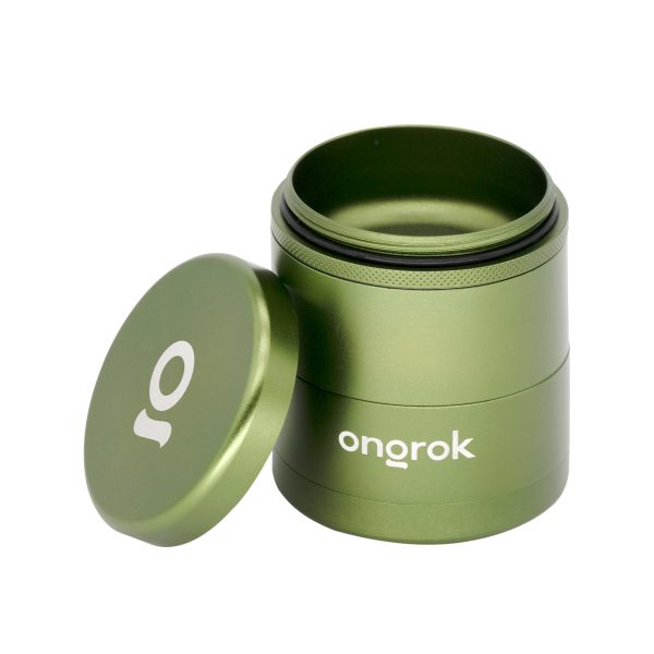 ONGROK 5 Piece Flower Petal Toothless Grinder w/ Storage