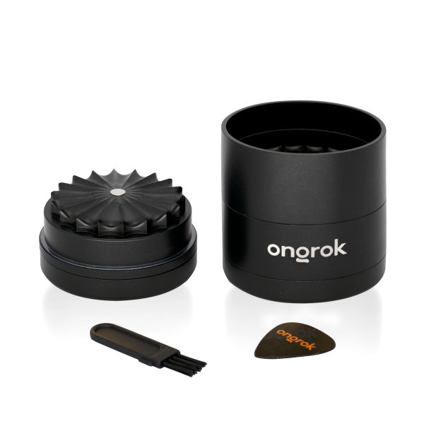 ONGROK 5 Piece Flower Petal Toothless Grinder w/ Storage