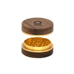 ONGROK 2 Piece Walnut & Aluminum Grinder