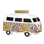 FashionCraft Vintage Bus Stash Jar (Colorful)