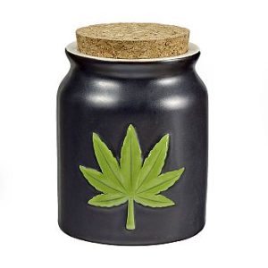 FashionCraft Leaf Stash Jar