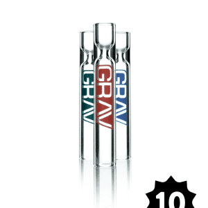 12mm GRAV® Taster – Clear (10PK)