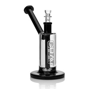 GRAV® Medium Upright Bubbler with Black Accents