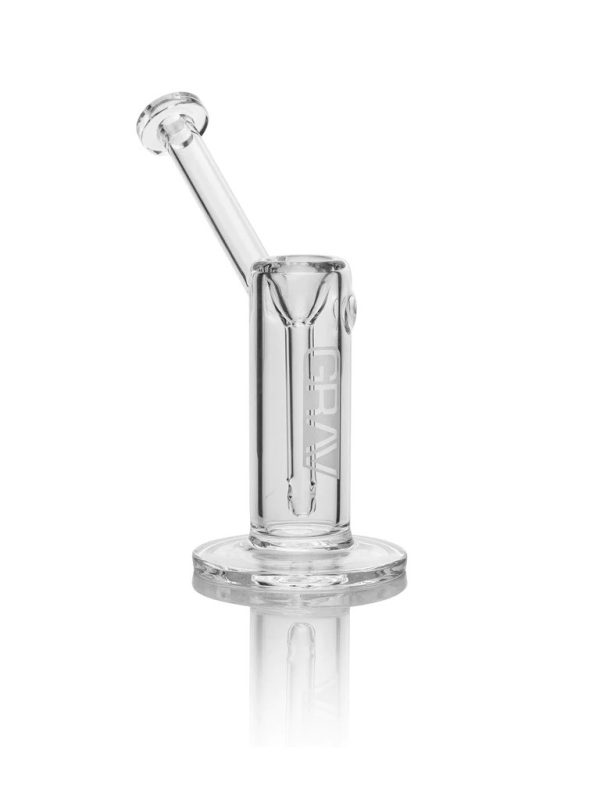 GRAV® Small Upright Bubbler in Clear