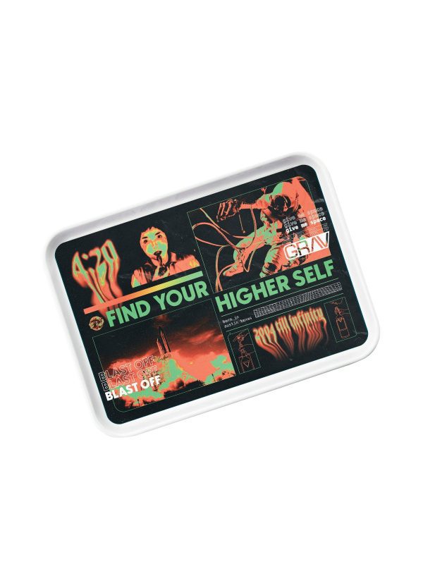 GRAV® 2023 Metal Rolling Tray w/ Magnetic Lid