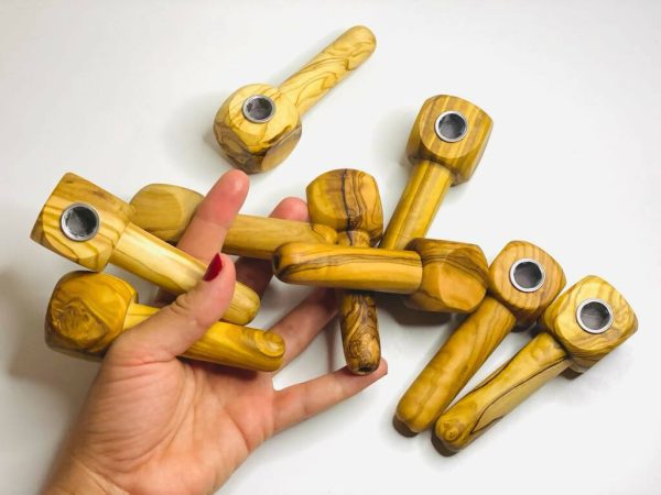 olive wood Apple pipe