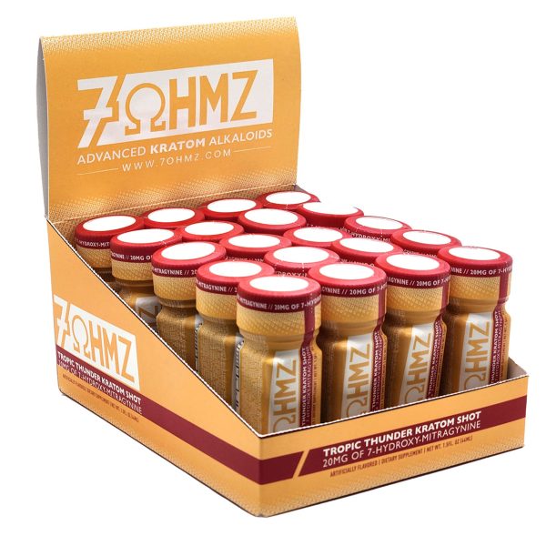 7OHMZ 20mg Shot Tropic Thunder (20 Up Display Box)