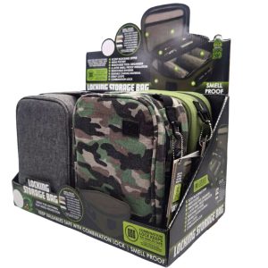 Smokezilla - Smell Proof Canvas Lock Bag with Tool Organizer - 4 Pieces Per Retail Ready Display 23318