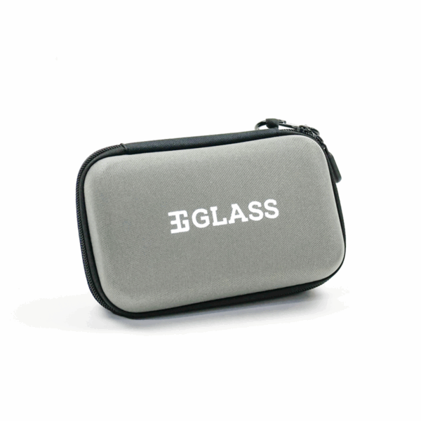 EG Glass - BSH06 Mushroom Hand Pipe Rainbow Series 4.3” with EG Glass zip bag