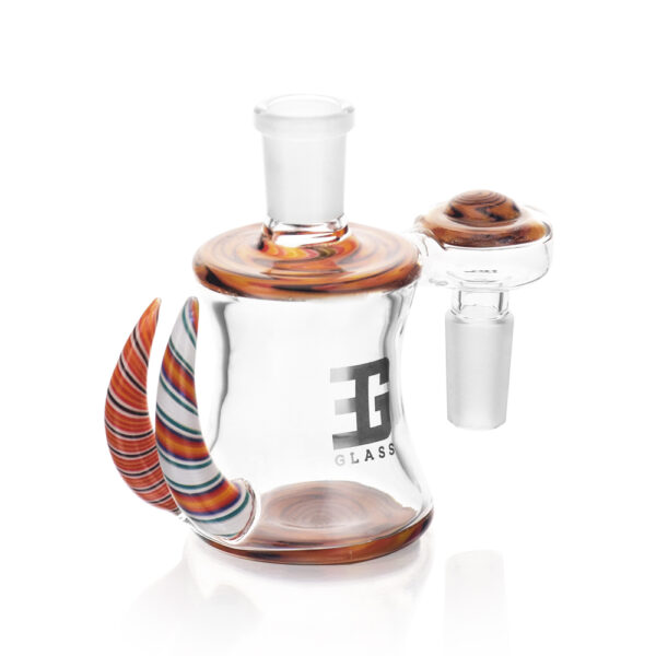 EG Glass - EGA28 Wig Wag Top - Bottom Ash Catcher - Orange White