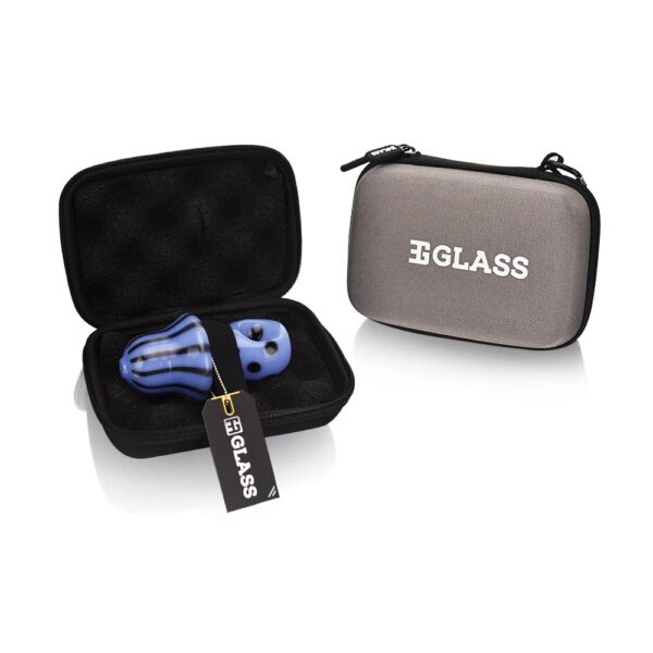 Eg Glass - BSH03 EG Solid Mushroom Hand Pipe 4 inches with branded zip bag