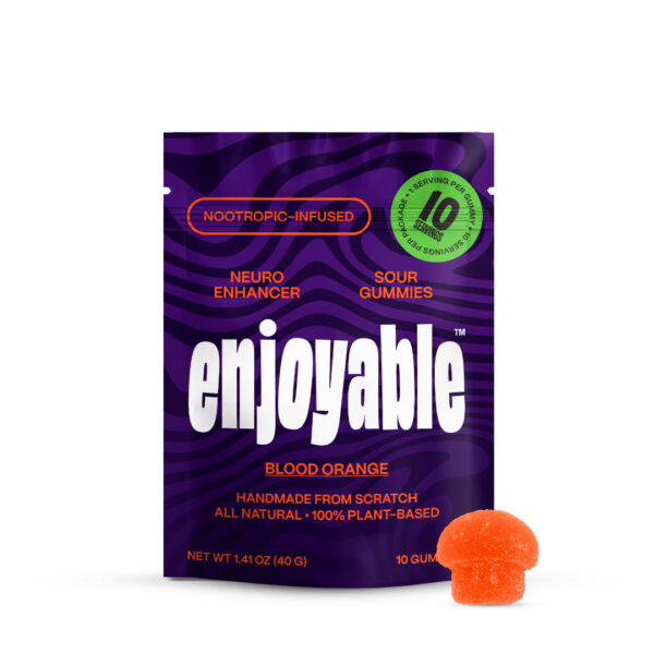 Neuro Enhancer Sour Gummies -  Blood Orange 10 Count - Image 3