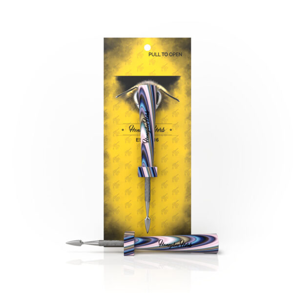HONEYBEE HERB - CLASSIC RESIN DAB TOOL-BLUE PURPLE