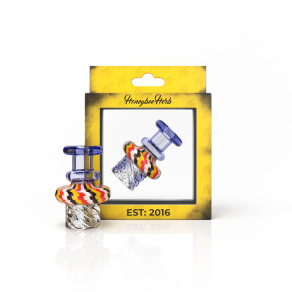 HONEYBEE HERB - CYCLONE VORTEX CARB CAP BLUE
