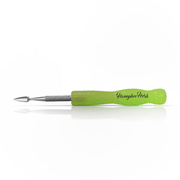 HONEYBEE HERB - GLOW IN DARK DAB TOOL-GREEN