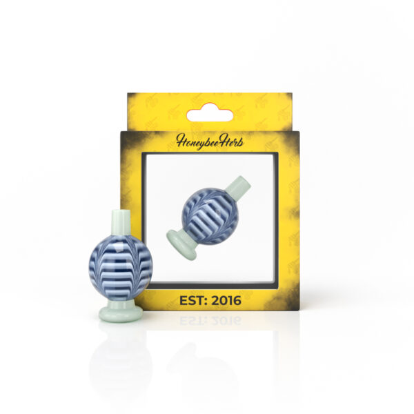 HONEYBEE HERB - RIBBON BUBBLE CARB CAP - GREEN