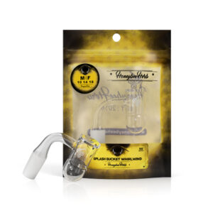 HONEYBEE HERB - SPLASH BUCKET WHIRLWIND QUARTZ BANGER - 90° DEGREE YL