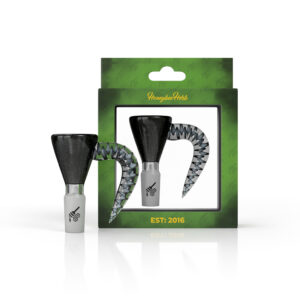 Honeybee Herb - Dichro Galaxy Martini With Horn Pull Slide