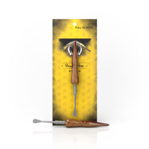 Honeybee Herb - Swirl Tide Dab Tool- Brown